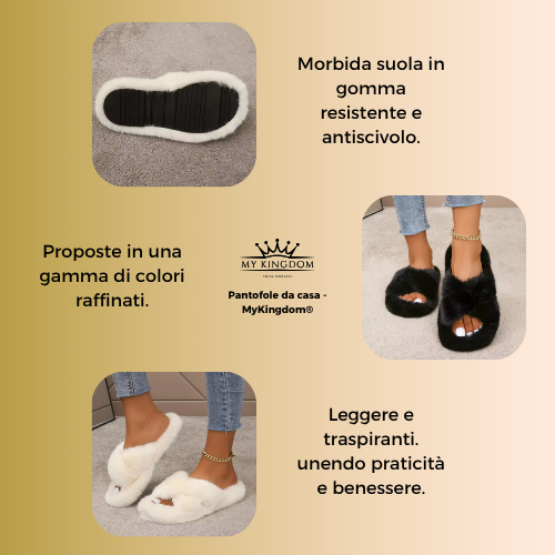 Pantofole da casa Mykingdom®